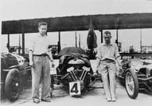 Morgan 3 wheeler with Richard & Henry Laird Brooklands 1934