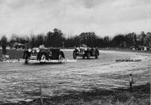 Morgan 4/4 PW Hughes & MG, W Bradley at Castle Combe 1951