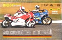 MOST AUTODROM Motorcycle Racing 24-9-89 original Poster 25 x 38" ( 640 x 970mm)