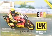 MOST AUTODROM Motorcycle Racing 3.6.1990 original Poster 25 x 38" ( 640 x 970mm)