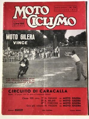 MOTO CICLISMO  1951 Giugno 23 (XXXVII No. 24)