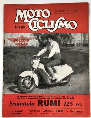 MOTO CICLISMO  1951 Giungo 9 (XXXVII No. 22)