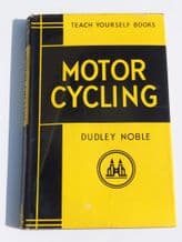 MOTOR CYCLING. TEACH YOURSELF BOOKS (Dudley Noble 1956)