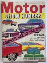 MOTOR Magazine  Oct 17 1970  MOTOR SHOW NUMBER
