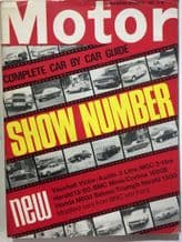 MOTOR Magazine  Oct 21 1967  MOTOR SHOW NUMBER