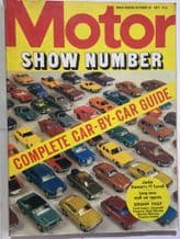 MOTOR Magazine  Oct 23 1971  MOTOR SHOW NUMBER