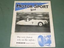 MOTOR SPORT 1949 September issue. Vol XXV No.9