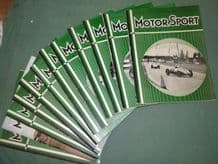 MOTOR SPORT 1960 (February issue missing)
