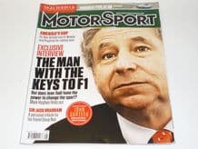 MOTOR SPORT 2014 August (Jean Todt, Surtees, Jack Brabham,Jaguar D Type)