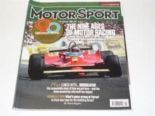 MOTOR SPORT 2014 July (90th anniversary, Steve McQueen, Luca di Montezemolo)