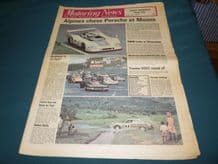 MOTORING NEWS 1976 April 15 Silverstone F1,BTCC, F3, Hockenhiem F2, Hackle Rally,