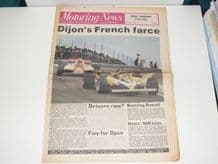 MOTORING NEWS 1981 July 9 French GP , Jim Clark Rally, Silverstone F3. Hillclimb