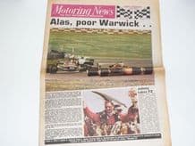 MOTORING NEWS 1982 July 22 British GP, F3, BTCC, Border counties Rally, F2