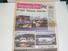 MOTORING NEWS 1989 July 19 British GP, BTCC, F3, Meadowlands CART, Jim Clark Rally