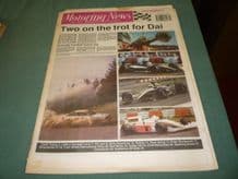 MOTORING NEWS 1990  May 10 Welsh Rally, F3000, F3, Croft Rallycross