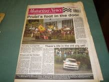 MOTORING NEWS 1990 October 3 Spanish GP, Bathurst, Mintex Rally, F3000