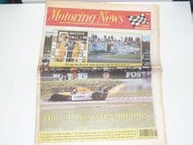 MOTORING NEWS 1993 July 14 British GP, BTCC, F3, CART, NASCAR, Jim Clark Rally