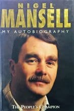 NIGEL MANSELL My Autobiography - The People's Champion (hardback)