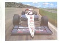 NIGEL MANSELL Newman-Haas Lola 1993. "Double Take" by Arthur Benjamins