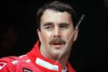 Nigel Mansell Silverstone pits 1990