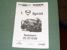 NOMMERN Sprint. 27 OCT 1996