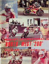NORTH WEST 200 1980 Motorcycle Road Races. Programme