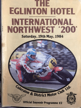 NORTH WEST 200 1984 Motorcycle Road Races. Programme