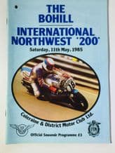 NORTH WEST 200 1985 Motorcycle Road Races. Programme