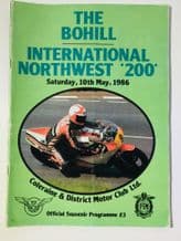 NORTH WEST 200 1986 Motorcycle Road Races. Programme
