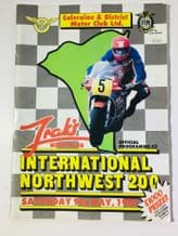 NORTH WEST 200 1987 Motorcycle Road Races. Programme