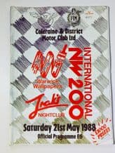 NORTH WEST 200 1988 Motorcycle Road Races. Programme