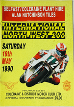 NORTH WEST 200 1990 Motorcycle Road Races Programme
