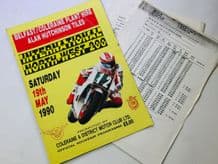 NORTH WEST 200 1990 Motorcycle Road Races. Programme