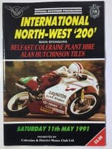NORTH WEST 200 1991 Motorcycle Road Races. Programme