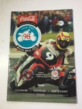 NORTH WEST 200 1998 Motorcycle Road Races. Programme