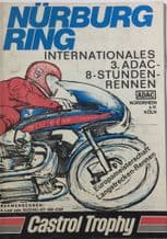 NURBURGRING 1978 June 18 ADAC 8 Hour MotorcycleRace programme