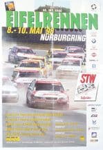 NURBURGRING 1998 May 8-10 EIFELRENNEN (Touring Cars) original poster.