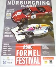 NURBURGRING German GT/Euro F3000 1993 original poster