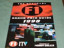 OFFICIAL F1 ITV GRAND PRIX GUIDE 1998 : THE (Jones)