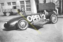 Opel RAK 2 1927 rocket land speed record car photo 10x7"