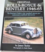 Original Rolls-Royce & Bentley 1946-65 (Taylor 2008)