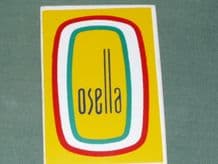 OSCELLA F1 Original (1980's maybe?)Nosecone Sticker(small)