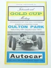 OULTON PARK 1964 Sept 19 GOLD CUP F2