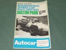 OULTON PARK 1967 15 April F1 Spring Cup programm