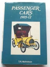 PASSENGER CARS 1905-1912 (Nicholson 1971)