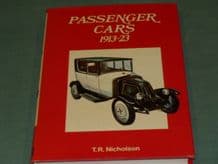 PASSENGER CARS 1913-1923. Nicholson