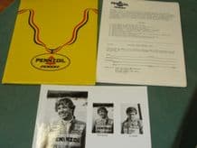 PENSKE INDYCAR PRESS KIT 1984 (3rd ed) R Mears.A Unser(B)