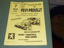 PEVY-PROUILLY Hillclimb 2000 May 7