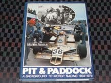 Pit and Paddock A Background To Motor Racing 1894-1978 (Frostick 1980)