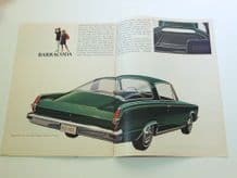 PLYMOUTH 1966 BARRACUDA, FURY sales brochure " there are five ways to let yourself go...."